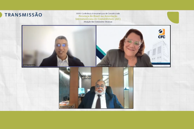 Conselheiros do CFC apresentam Comissões Técnicas da AIC e oportunidades acadêmicas da 36ª CIC em live