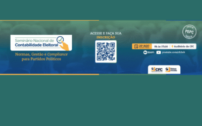 CFC promove Seminário Nacional de Contabilidade Eleitoral em 20 de agosto