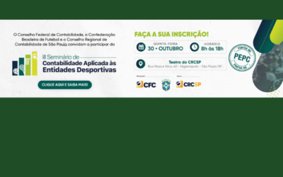 São Paulo recebe o 3º Seminário de Contabilidade Aplicada às Entidades  Esportivas na próxima semana