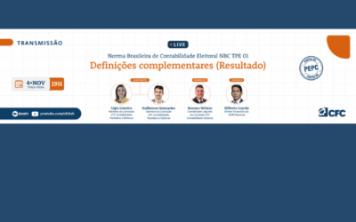 Norma que trata de Contabilidade Eleitoral e Partidária é tema de live do CFC