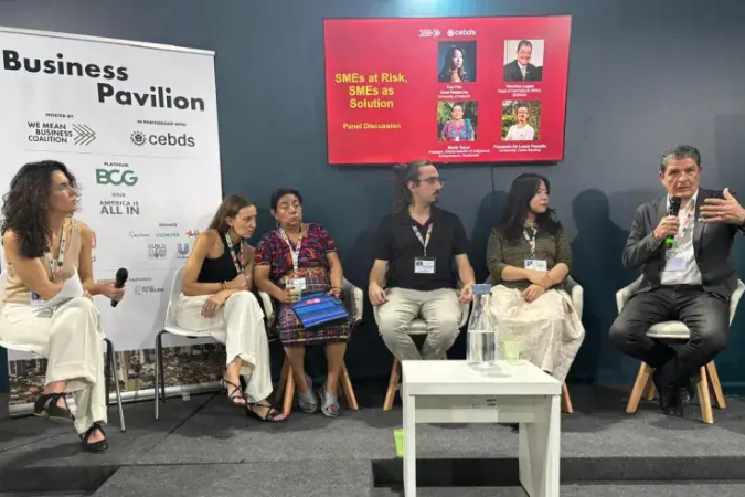 Metas climáticas de grandes empresas dependem dos pequenos, alerta Sebrae na COP30