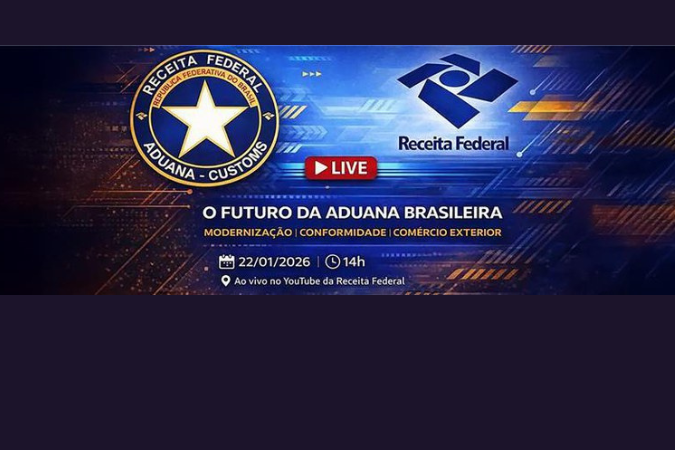 Receita Federal promove live “O Futuro da Aduana Brasileira”