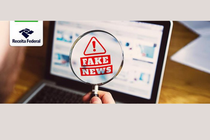 A RF desmente fake news sobre suspensão de contas bancárias e cartões de crédito de contribuintes