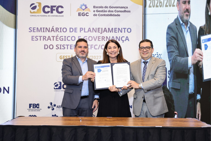 CFC, Fenacon e Sebrae assinam convênio de cooperação técnica pela sustentabilidade para micro e pequenas empresas