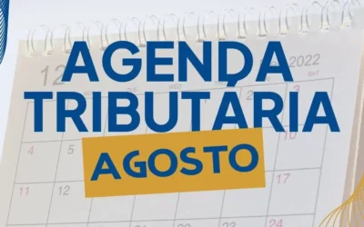 Agenda Tributária de Agosto já está disponível