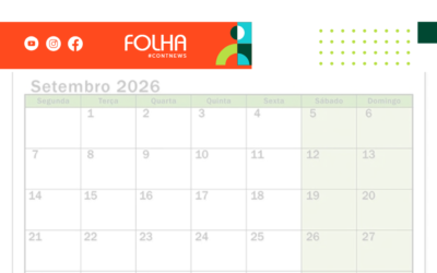 DP: Agenda de prazos e obrigações do mês de Setembro/26