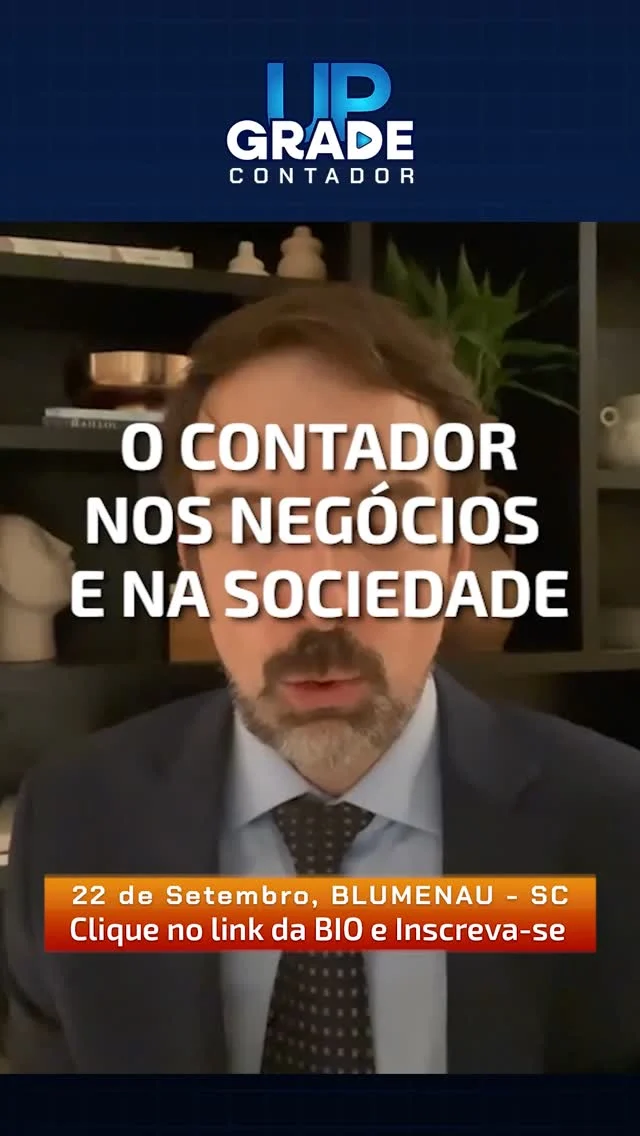 O que um filósofo tem pra dizer ao contador que quer liderar em tempos de mudança?Contabilidade também é ética, liberdade e inovação.No Upgrade Contador, vamos trazer reflexões sobre o papel estratégico do contador na nova ordem social — e como seu posicionamento profissional pode ser protagonista nesse cenário.Uma palestra provocadora e urgente com Fernando Schüler, pensada pra quem quer mais do que técnica: quer visão de futuro.Dia 22/09/25 em Blumenau/SC.Inscreva-se já em upgradecontador.com.br ou pelo link na bio.#SCISistemas #UPGRADECONTADOR #SesconBlumenauValeEuropeu